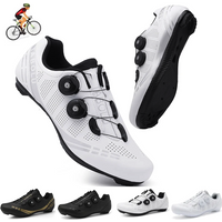 AliExpress ACKOOR New Men Cycling Sports Shoes Outdoor Road Shoes PU Leather Breathable Lightweight SPD Lock Shoes Women Racing Pedal Bicycle Shoe