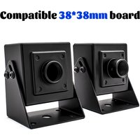 Mini Metal Shells For CCTV IP Camera Housing / Case CS Mount With Camera Stand For 38x38mm Size Camera Board DVR Security System