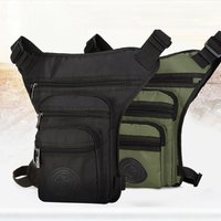 Hommes Fanny taille hanche Pack Bum ceinture jambe sac à main multi-fonction voyage escalade Nylon mâle bandoulière moto cavalier sacs de chute