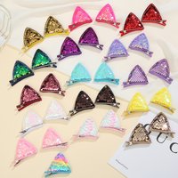Cat Ear Hair Clips Animal Hair Pins for Girls, Toddlers, and Kids Hair Party Decoration