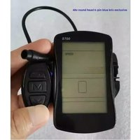 AliExpress NONE 48V Universal Blue Electric Bicycle S700 Lithium Battery Car LCD Liquid Crystal Meter