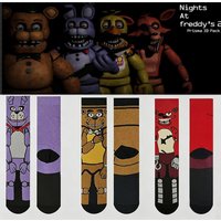 Five Nights At Freddyes Stockings Anime FNAF Long Socks Male Four Seasons Medium Socks Wear Accessories Trendy Cotton SocksGift