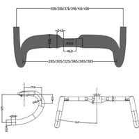 Bike Full Internal Wiring Professional Competition Level Competitive Handlebar All Carbon Fiber Road Bicycle Handle