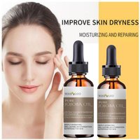PURE JOJOBA OIL with Rose Geranium Sandalwood IMPROVE SKIN DRYNESS MOISTURIZING AND REPAIRING