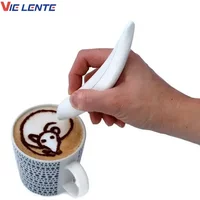 Latte Milk Art Pen Electrical Coffee Pen for Coffee Cake Decoration Pen To Draw in Coffee Barista Tools Bar Supplie