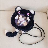 Anime Genshin Impact Scaramouche Cat Bag Cosplay Animal Bags Party Decor Kawaii Xiao Kazuha Tighnari Wallets Fans Gifts