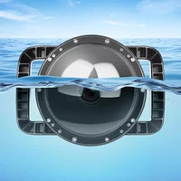 Action Camera Diving Dome Port Waterproof Cover Underwater Photographic Videos Shooting for DJI OSMO Action 1 Cameras Hard Case
