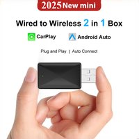 2026 Newest Wireless CarPlay Adapter Wired to Wireless Dongle for Apple & Android Auto Plug and Play Universal Car Accessory