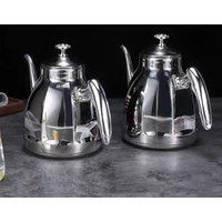 1.5L Stainless Steel Teapot with Filter Fit Electric Ceramic Cooktop and Gas Stove Hot Water Boiling Kettle for Home Kitchen