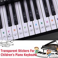 88/61/54/49/37 Keys Transparent Stickers For Children'S Piano Keyboard Instrument Stickers Auxiliary Learning Piano Stickers