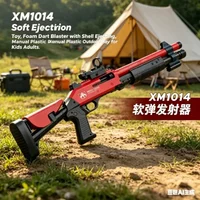 XM1014 Shell Ejecting Toy, Foam Dart Blaster with Soft Ejection, Manual Plastic Outdoor Toy for Adults Kids