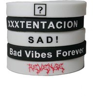 5pcs XXX USA United states rapper Triple X rubber bracelet silicone wristband