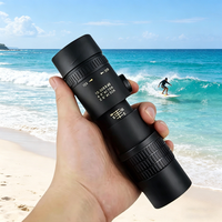 10-300x40 Zoom Telescope HD Portable Strong Monocular Long Range Professional Monocular Low Night Vision For Hunting Camping