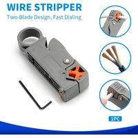 Multifunctional Coaxial Cable Stripper Wire Stripper Network Wire Clipper Video Wire Rotary Peeling Network Tool
