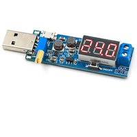 Boost Buck Converter USB Step UP / Down Power Supply Module DC-DC 5V to 3.3V / 12V Adjustable Out DC 1.2V-24V