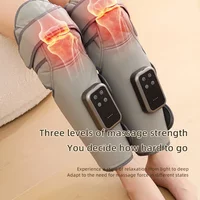 360 Full Leg & Knee Massager 2-in-1 3 Modes Airbag Calf Massage with Adjustable Hot Compress for Blood Circulation Promotion