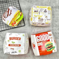 50/100Pcs Thickened And Greaseproof Burger Packaging Box Disposable Burger Box Food Grade Fast Food Take Out BoxesใCC11ใ
