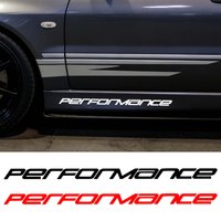 2PCS Performance Car Stickers Waterproof and UV-resistant Self-adhesive Modified Vinyl Decals for DIY Side Body Door Window