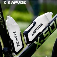 AliExpress KAPVOE Aerodynamic Bike Water Bottle Squeeze Design 600ml 20oz Large Capacity Lightweight PP Material for Road Mountain Bicycle