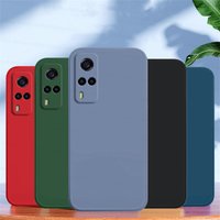 For Vivo Y53S Case Vivo Y31 Y51 Y51A Y51S Y33 Y53S Cover Case Shockproof Liquid Silicon Protective Phone Back Case For Vivo Y53S
