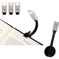 LED Reading Light for XTEINK X3 X4 Ink Screen E-Book Reader Night Reading Light Rechargeable Book Clip Light PC Boy Girl Gifts
