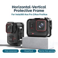 ABS Rabbit Cage Frame For Insta360 Ace Pro 2 Quick Release protective frame For 360 Ace Pro Camera