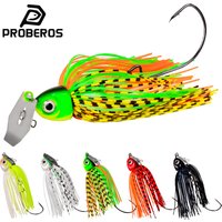 PROBEROS Spinner Bait 12/15/20g Fishing Lures Fishing Chatterbait for Bass Pike Fish Walleye Fish Kit Set Pesca Chatter Weedless