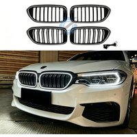 It is suitable for BMW 5 Series G30 G31 early 2017-2020 LED illuminated grille with light grille cross-border modification