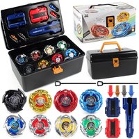 Takara Tomy Bey X Spinning Toy Kit Gyro Metal Battle Tops with Launchers Organize Box Set Gift