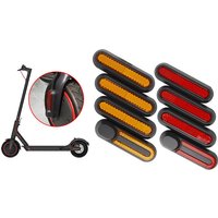 Electric Scooter Side Reflective Strap Stickers For Xiaomi Mi Pro 2 1S M365 Accessories Front Rear Safety Tube Night Reflector