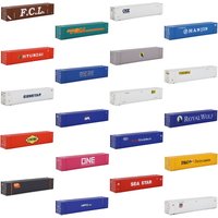 C8748 Evemodel HO Scale 48ft Shipping Containers 1:87 48' Cargo Box Model Railroad