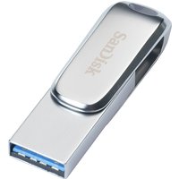 SanDisk Ultra Dual Drive Luxe USB Type-C 64GB 128GB 256GB 512GB 1TB USB 3.2 Metal 2 in 1 Type C OTG Flash Drive Type-A Pen Drive