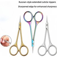 Russian style Dead Skin Clipper Nail Professional Scissors for Removing Dead Skin Stirring and Keratiness Extended Scissors