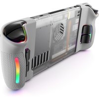 Transparent Back Plate RGB Version for Steam Deck, DIY Clear Edition Replacement Shell Case for Steam Deck Console Accessories
