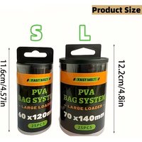YOTO PVA Bag System Kit - All-in-One Carp Fishing Setup with Fast-Dissolve Bags, Anti-Slip Tool & Locking Collar