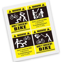 3D MTB Bike Scratch Resistant Protect Frame Removeable Sticker Road Bicycle Paster Don't Move My Bike Car Auto Decal Guard Cover