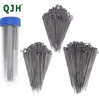 QJH 100 pièces Kit de feutrage d'aiguilles, outil d'aiguilles de feutrage de laine, outils essentiels pour débutant pour experts 3 tailles 3,58/3,38/3,07 pouces