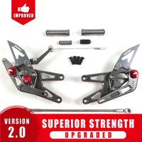 Arashi YZF-R6 CNC-verstellbare Fußstütze für Yamaha YZF R6 2003 2004 2005, Fußrasten, Fahrer-Hecksets, Fußrastenanlage, Fußstützenauflage aus Aluminium