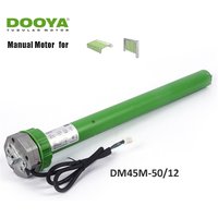 Dooya DM45M 50/12 Manual Tubular Motor for Motorized Rolling Shutter Door/Awning,Manual Control+Electric Control,for 80mm Tube