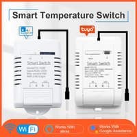 Capteur de température Wifi Tuya eWelink Smart Wifi Rf433 Thermostat Intelligent Interrupteur de température 16A Fonctionne avec Alexa Google Home