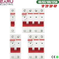 Din Rail 1P 2P 3P 4P 40A 63A 100A 125A Knife Main Switch Isolating Switch for Home Industrial Use Circuit Breaker AC 230V 400V