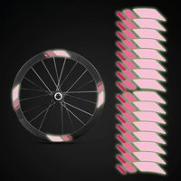 Road bicycle wheel hub sticker color change butterfly wheel set reflective tire bicycle painting wheel rim small accessories