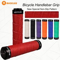 AliExpress NONE 1Pair BUCKLOS PU+EVA Bicycle Handlebar Grip for MTB Non-Slip Bike Cuffs Aluminum Alloy Lock-on Bicycle Handles Cycling Parts