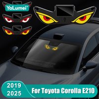 For Toyota Corolla E210 2019 2020 2021 2022 2023 2024 2025 2026 Car Solar Devil Eye LED Warning Light Accessories