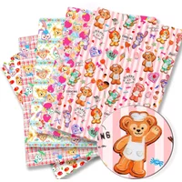 Disney duffy and friends Cartoon Fabric Hot Handmade Sewing Patchwork Quilting Baby Dress Home Sheet Printed Fabric Kids Fabric