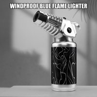 JOBON Strong Flame Gun Lighter Sustainable Flame Ignition Flame Adjustable Cigar Camping Tool