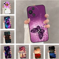 For TCL 60 5G Case Etui Butterfly Flowers Painting Silicon Case For TCL 60R 5G TCL60 60 R Phone Cover Soft TPU Fundas Coque Bags