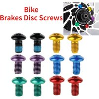 12pcs Bicycle Disk Brake Rotor Bolts M5x9mm T25 MTB Bike Brakes Disc Screws Stainless Steel Prevent Loosening Bike Fixing Bolts