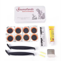 MT201 Portable Bike Tire Repair Kit Complete Puncture Patch Tools Set for Mountain Road Bicycle Cycling Maintenance