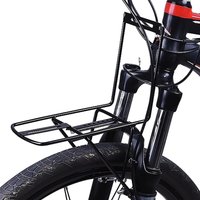 Bike Front Rack Luggage Shelf Carrying Holder Stand Iron Pannier Rack Trunk Holder for Long Distance Cycling Road Bike Riding